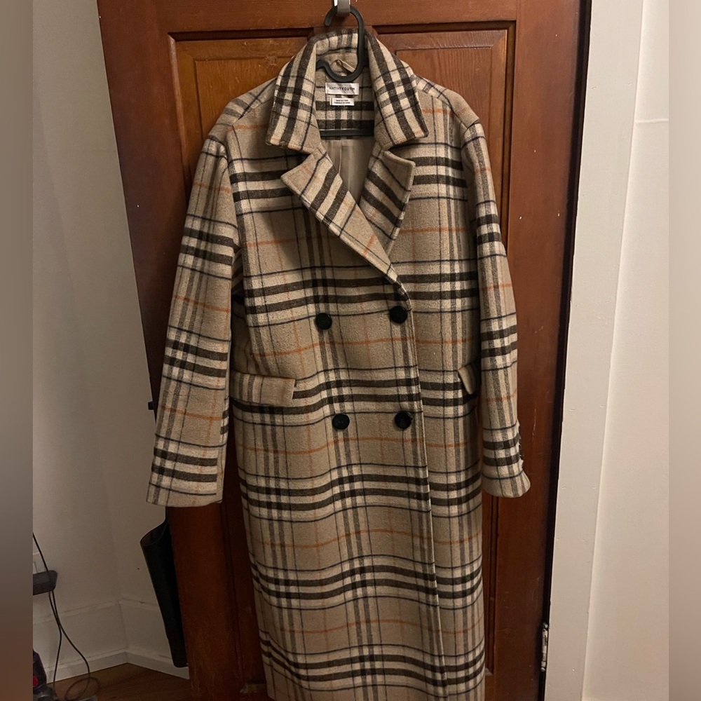 Native Youth Wool Overcoat